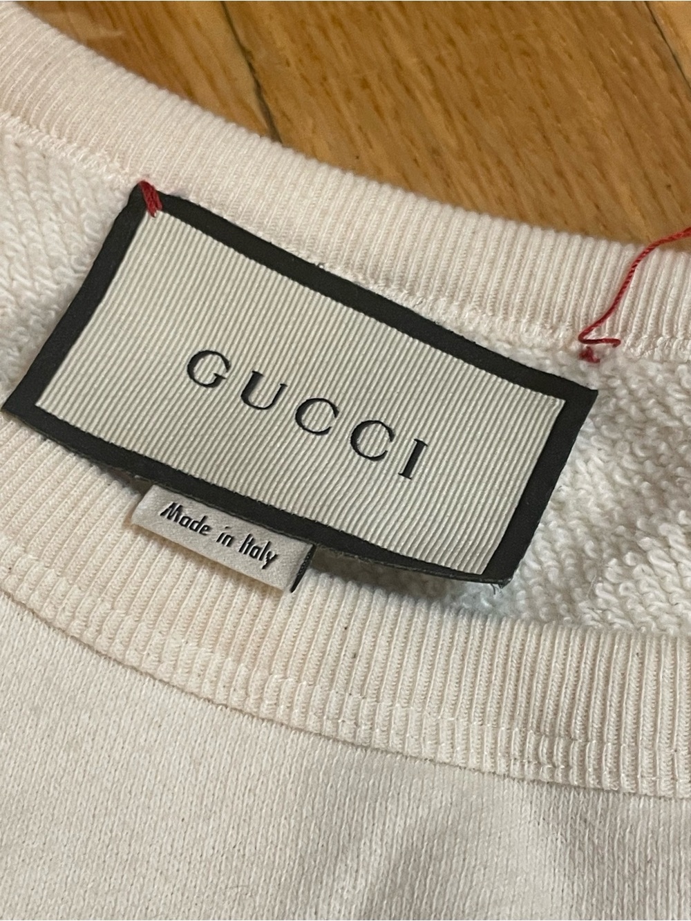 GUCCI~475532 “Guccy” Trainer Pegasus Logo Sweatshirt - Picture 6 of 10